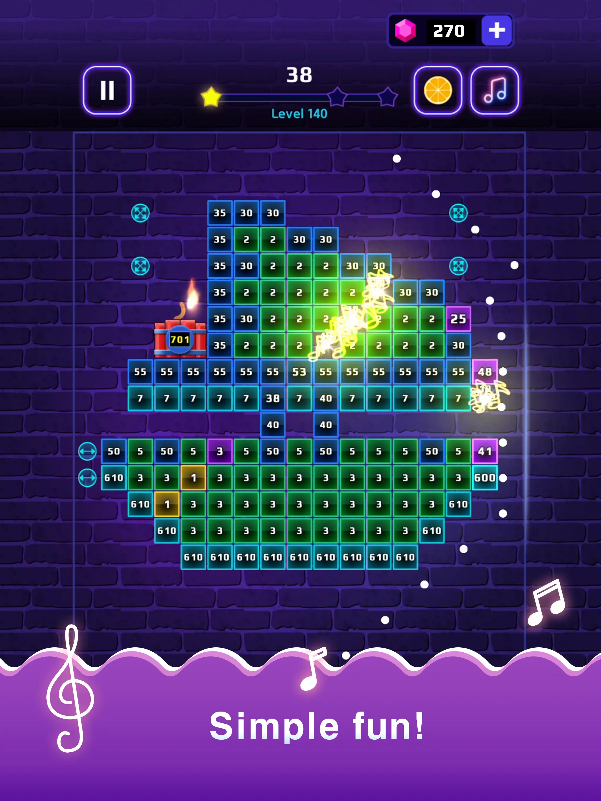 Brick Breaker Music : Amazing | Indus Appstore | Screenshot