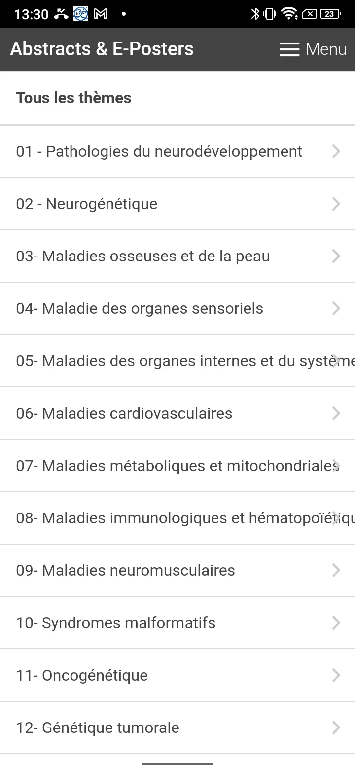 Assises de Génétique 2024 | Indus Appstore | Screenshot