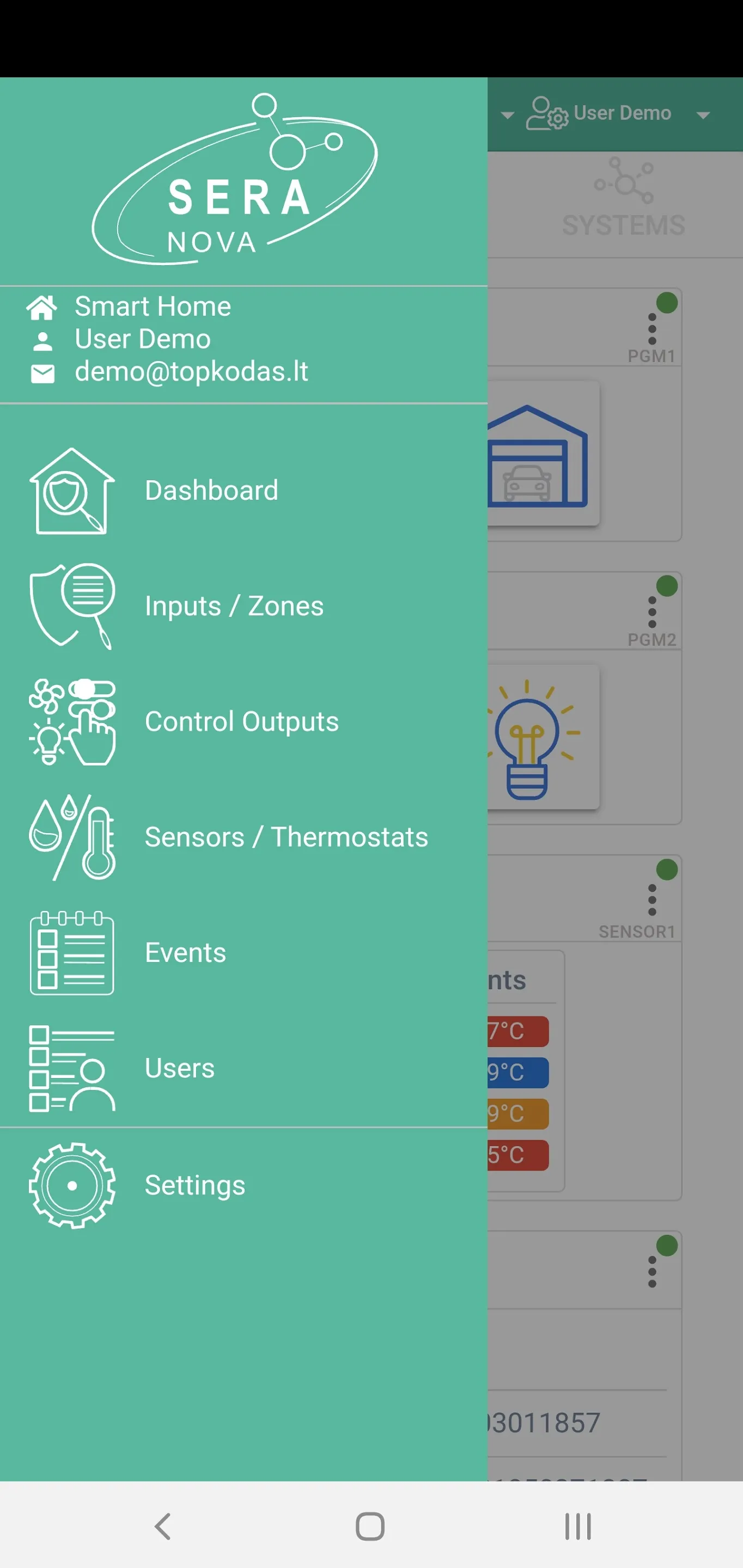 SeraNova Smart Home | Indus Appstore | Screenshot