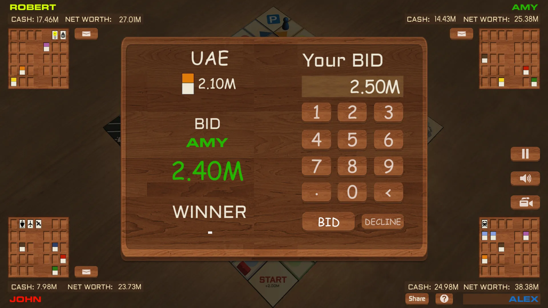 Businessman ONLINE board game | Indus Appstore | Screenshot