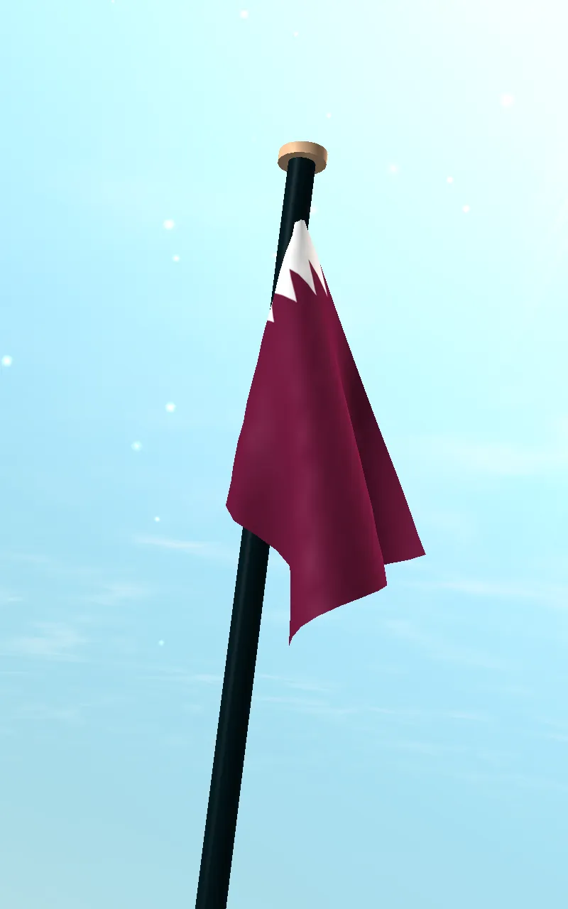 Qatar Flag 3D Free Wallpaper | Indus Appstore | Screenshot