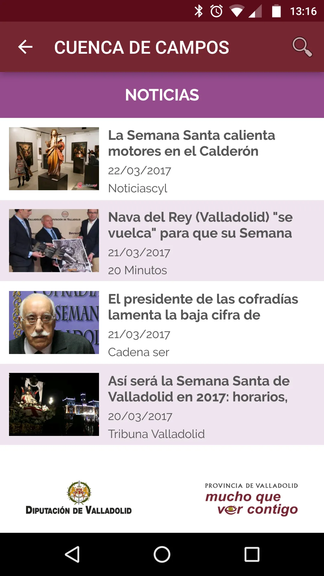 Provincia de Valladolid en Sem | Indus Appstore | Screenshot