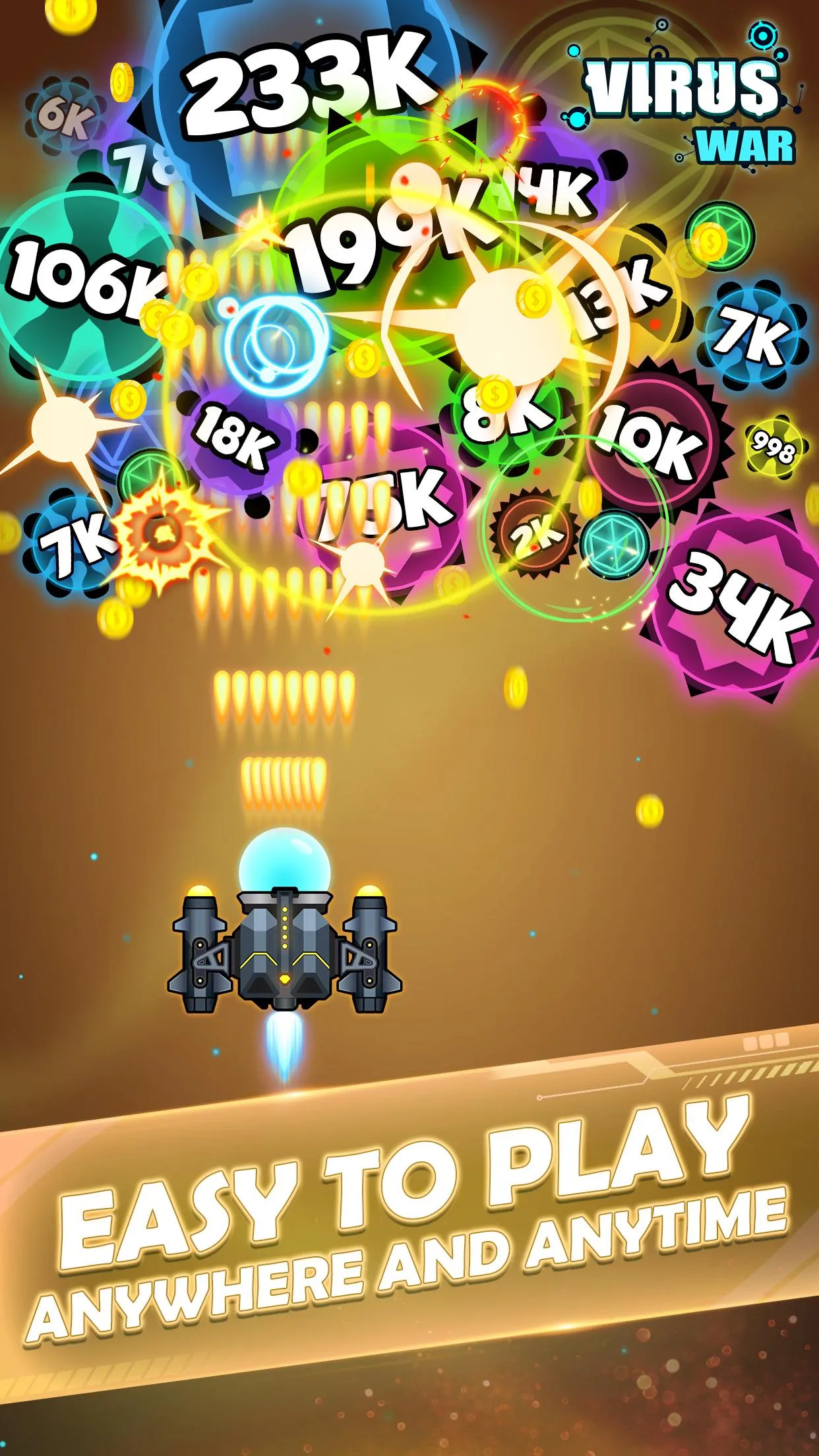 Virus War - Space Shooting | Indus Appstore | Screenshot
