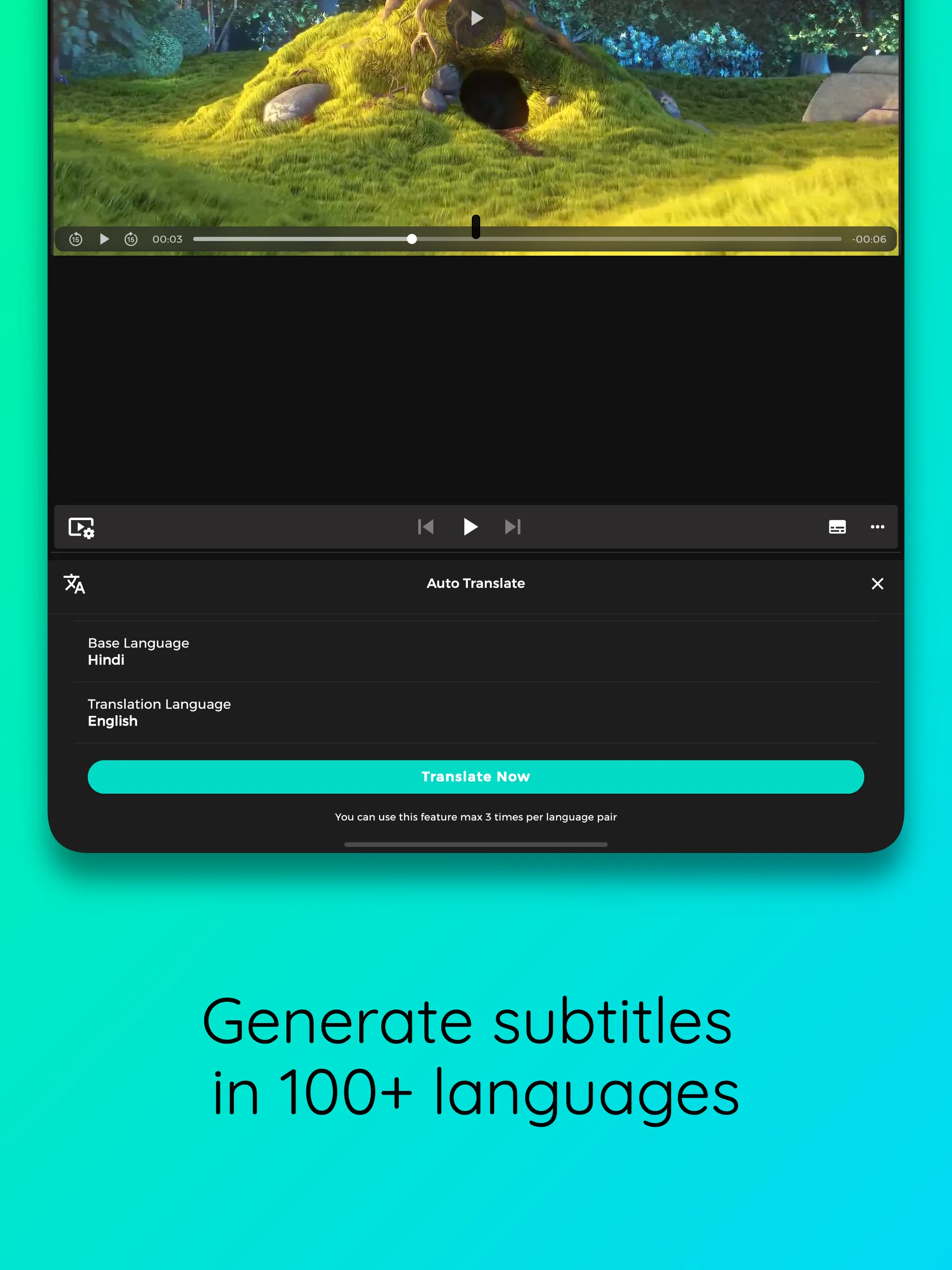 Automatic Captions & Subtitles | Indus Appstore | Screenshot