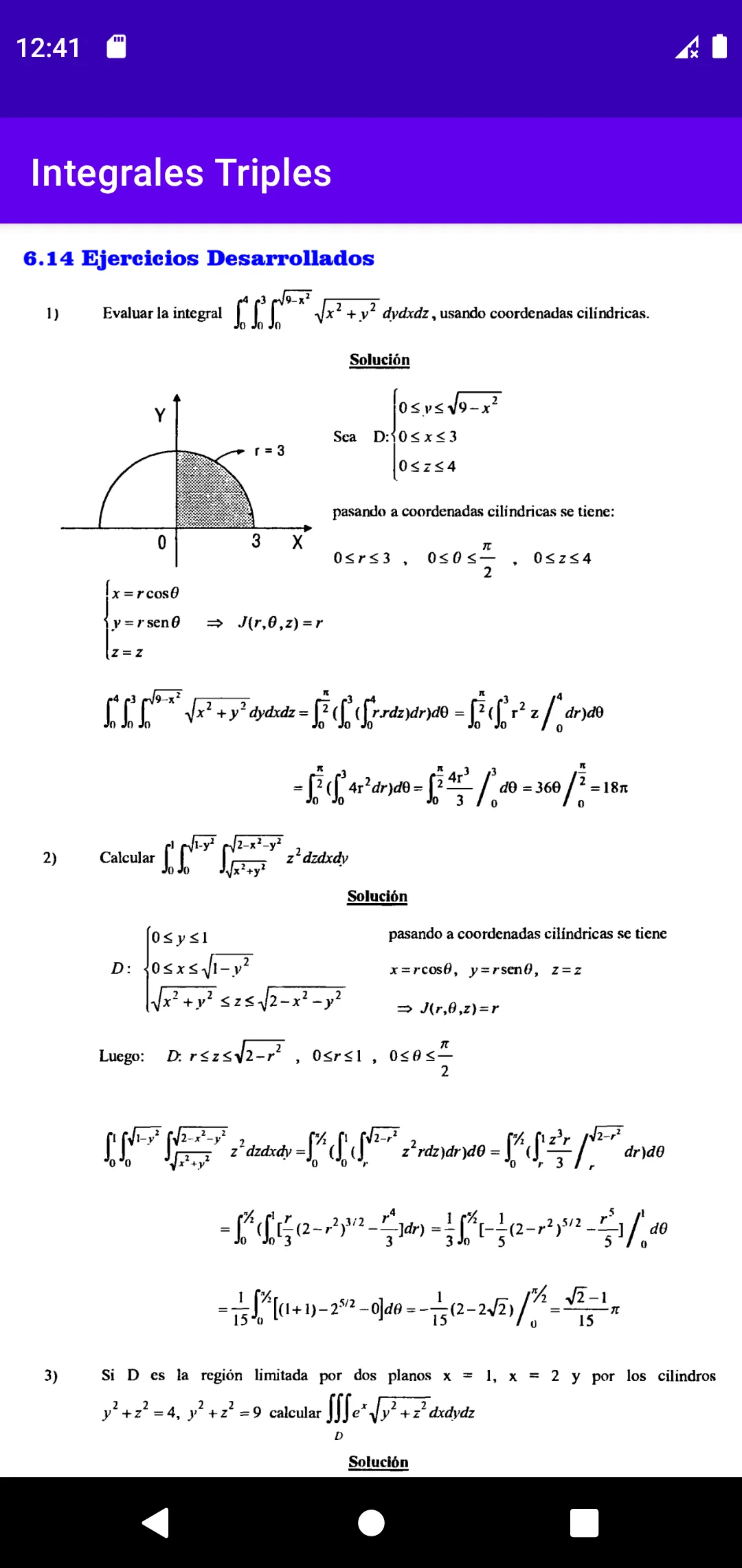 Integrales Triples | Indus Appstore | Screenshot