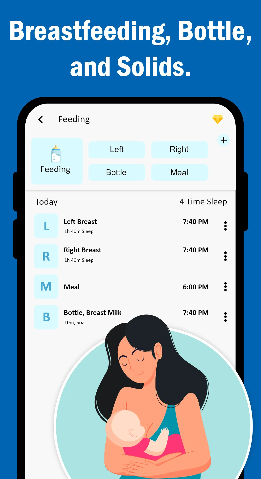 Baby Growth Tracker & Feeding | Indus Appstore | Screenshot