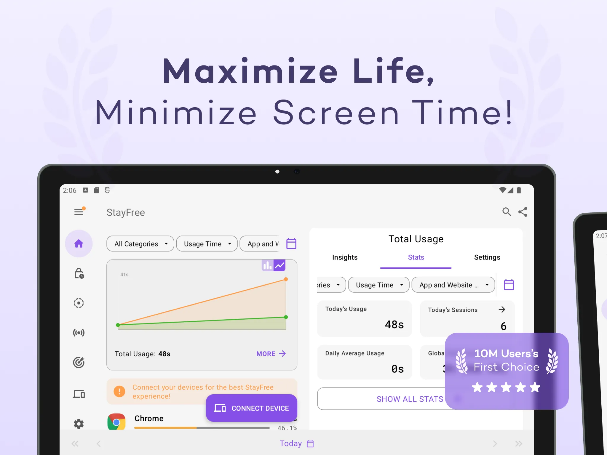 Screen Time - StayFree | Indus Appstore | Screenshot