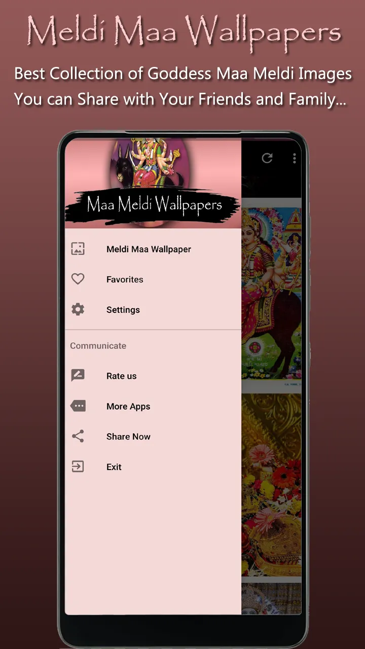 Meldi Maa Wallpaper HD, Mata | Indus Appstore | Screenshot