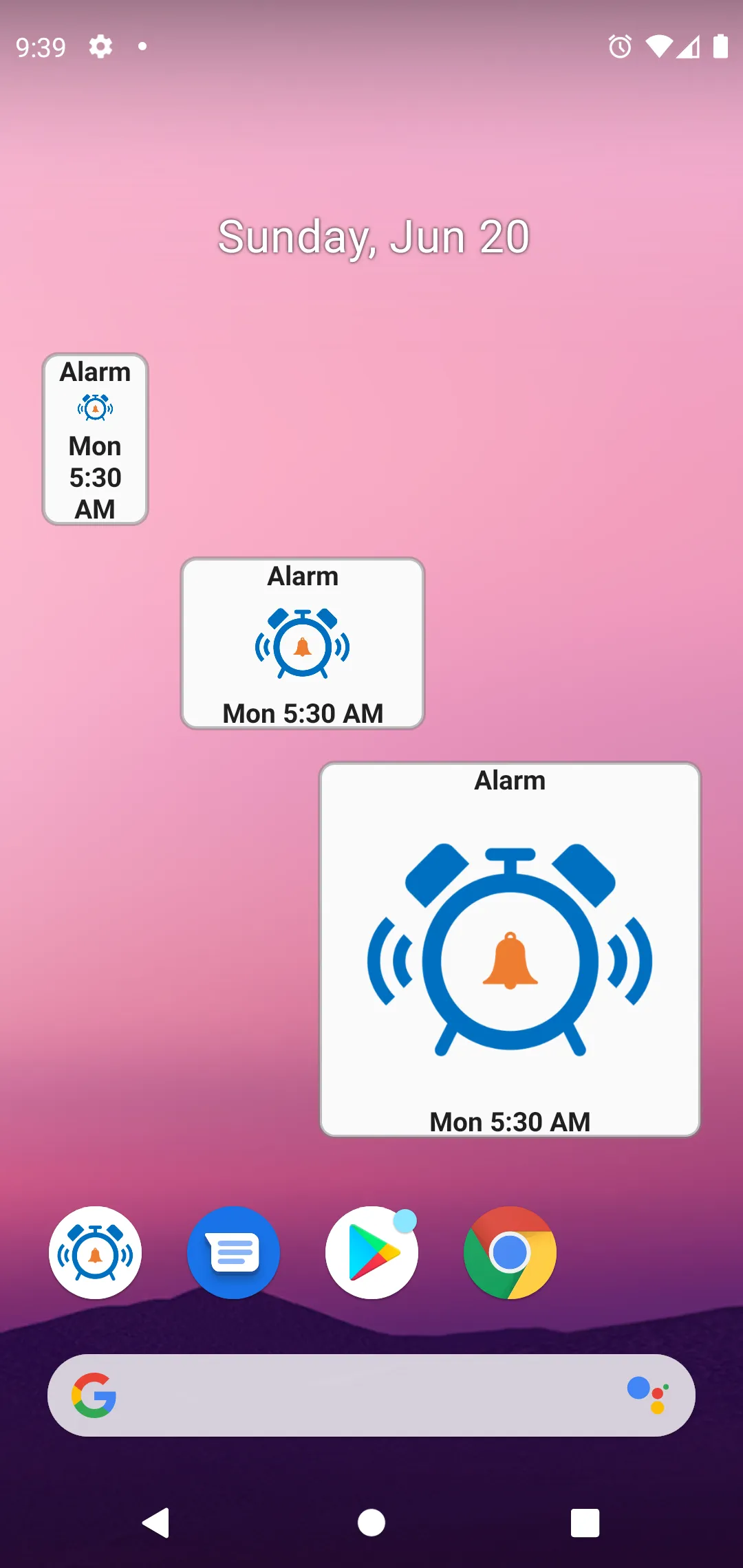 My Next Alarm - Widget | Indus Appstore | Screenshot