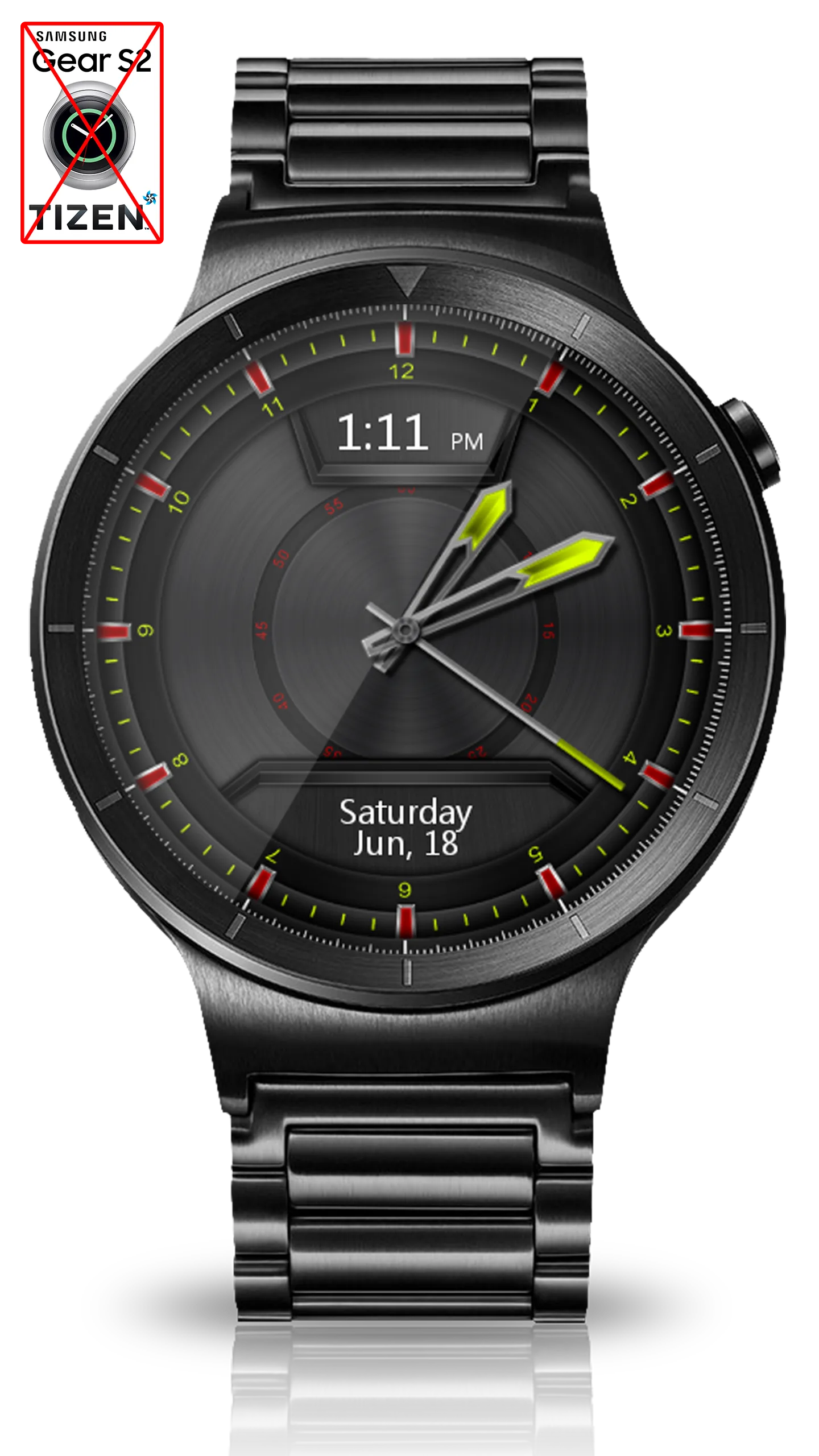 Daring Graphite HD Watch Face | Indus Appstore | Screenshot