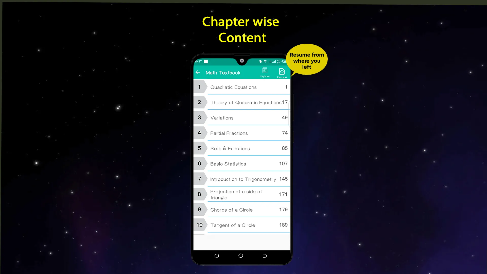 Key & Textbook Mathematics 10 | Indus Appstore | Screenshot