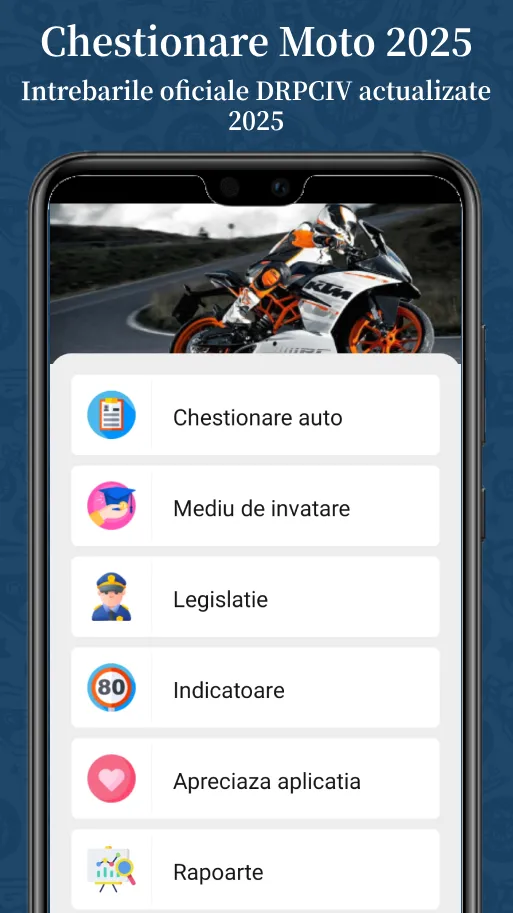 Chestionare categoria A | Indus Appstore | Screenshot