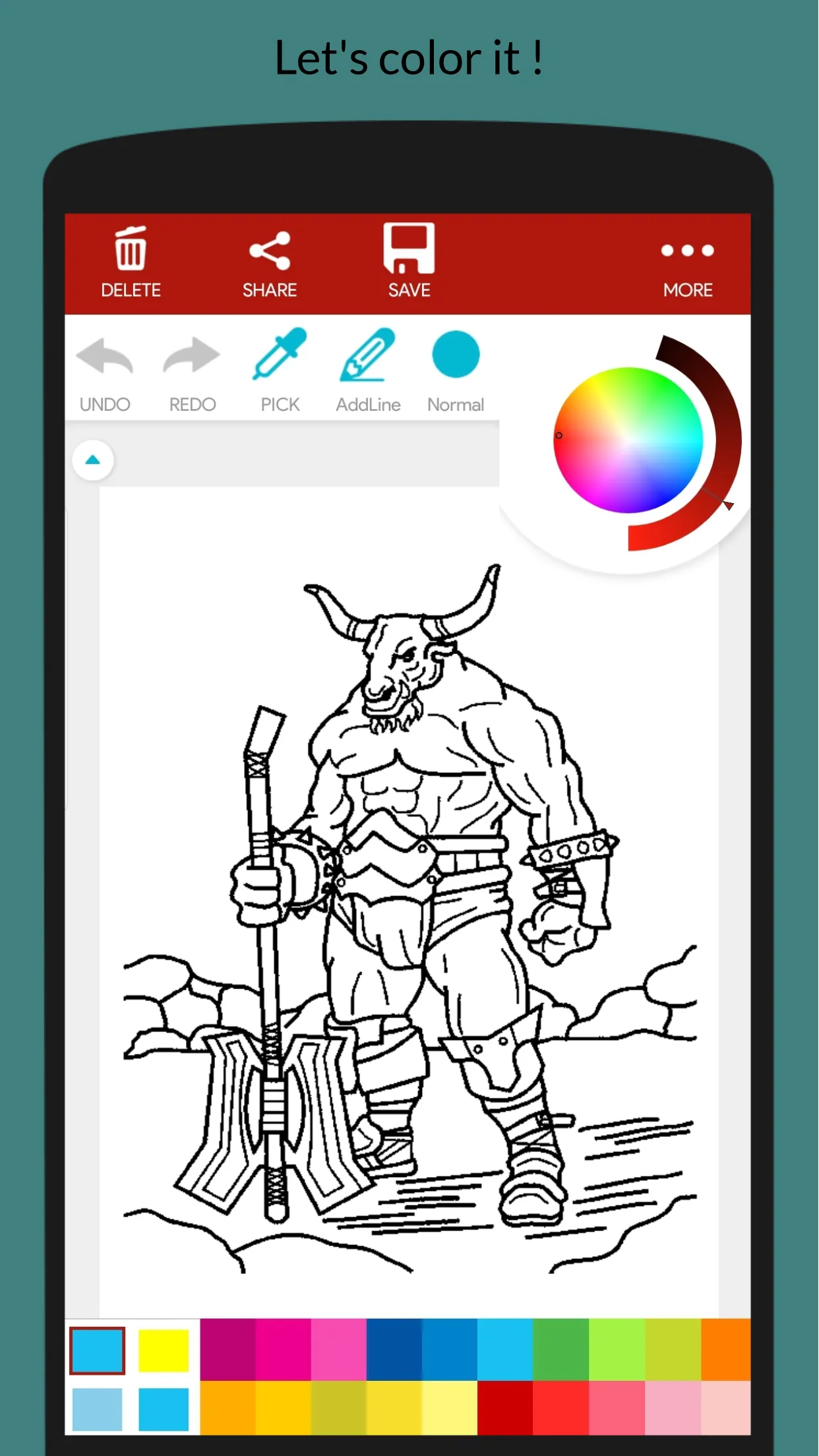 Fantasy Creature Coloring Book | Indus Appstore | Screenshot