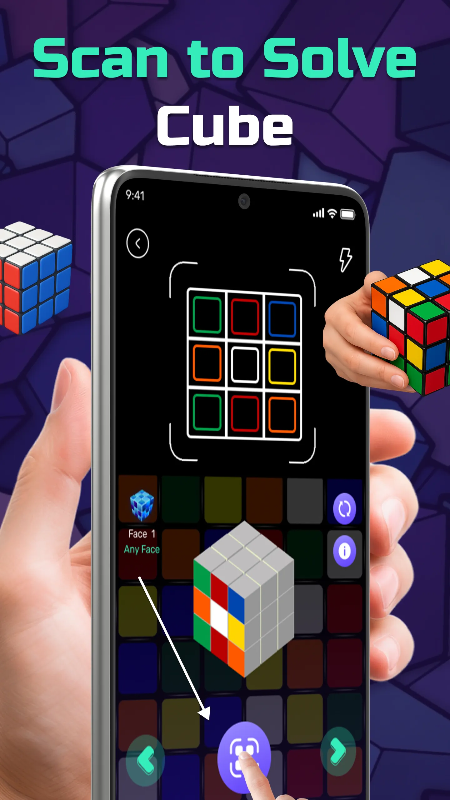 Rubik's Cube: 3D Cube Solver | Indus Appstore | Screenshot