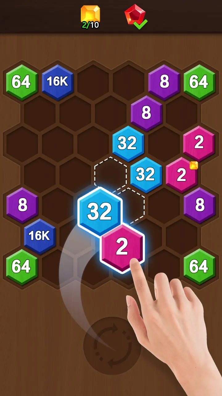 Hexa puzzle - Number game | Indus Appstore | Screenshot