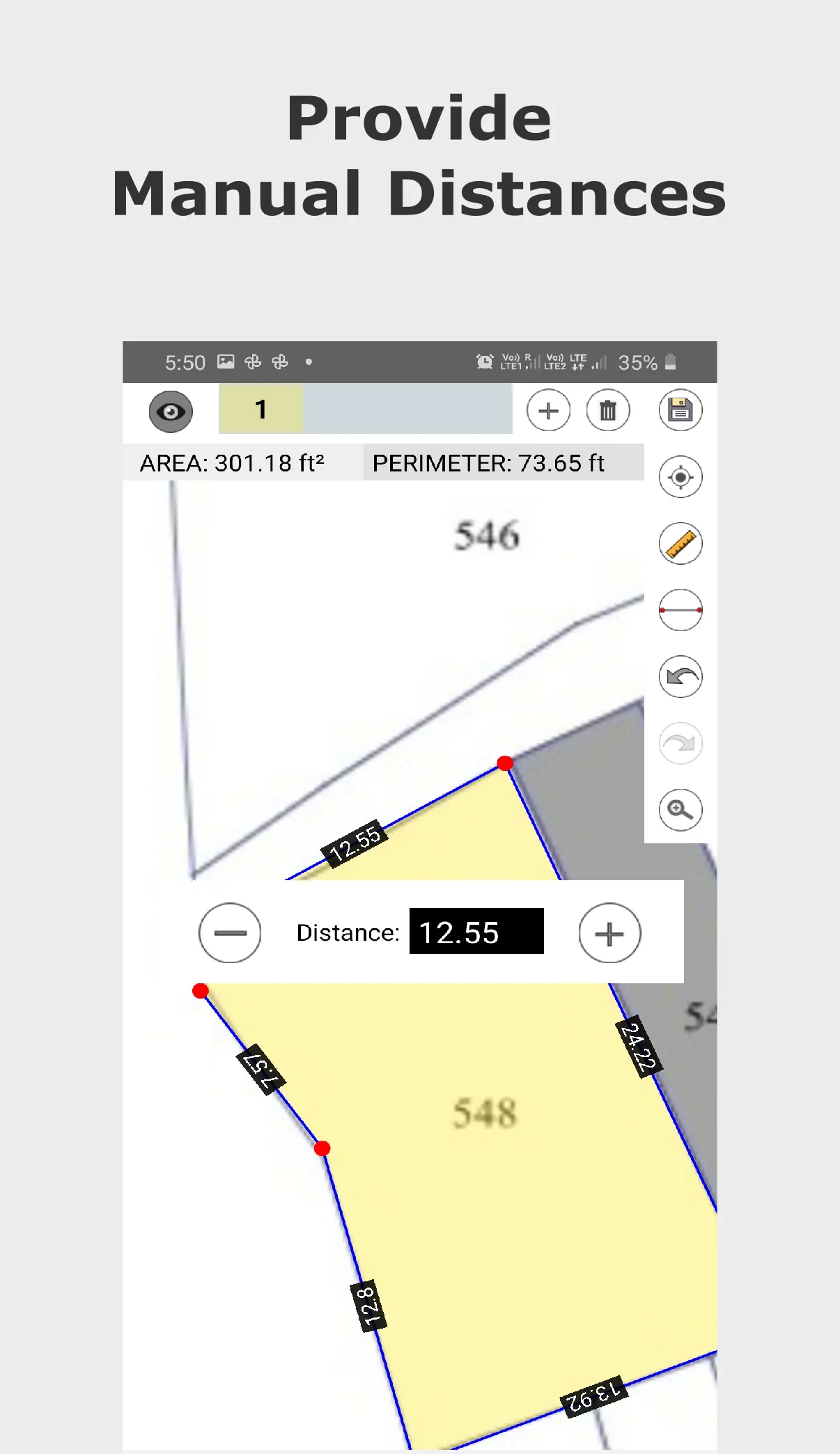 Easy Area : Land Area Measure | Indus Appstore | Screenshot