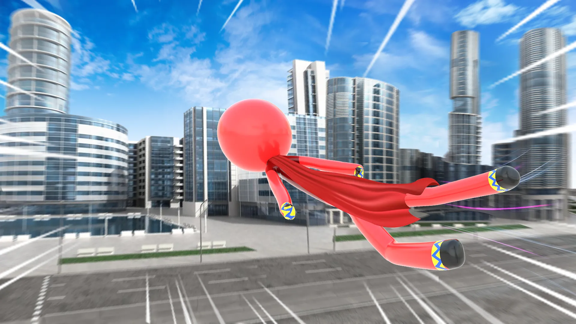 Flying Stickman Flash hero | Indus Appstore | Screenshot