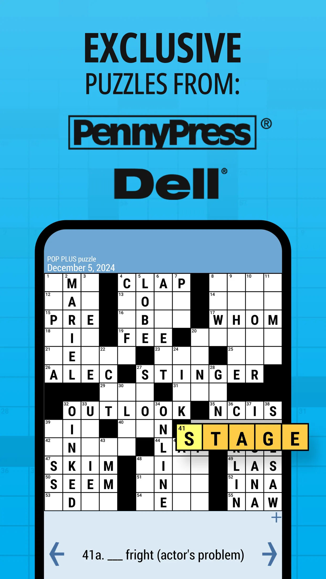 Daily POP Crossword Puzzles | Indus Appstore | Screenshot