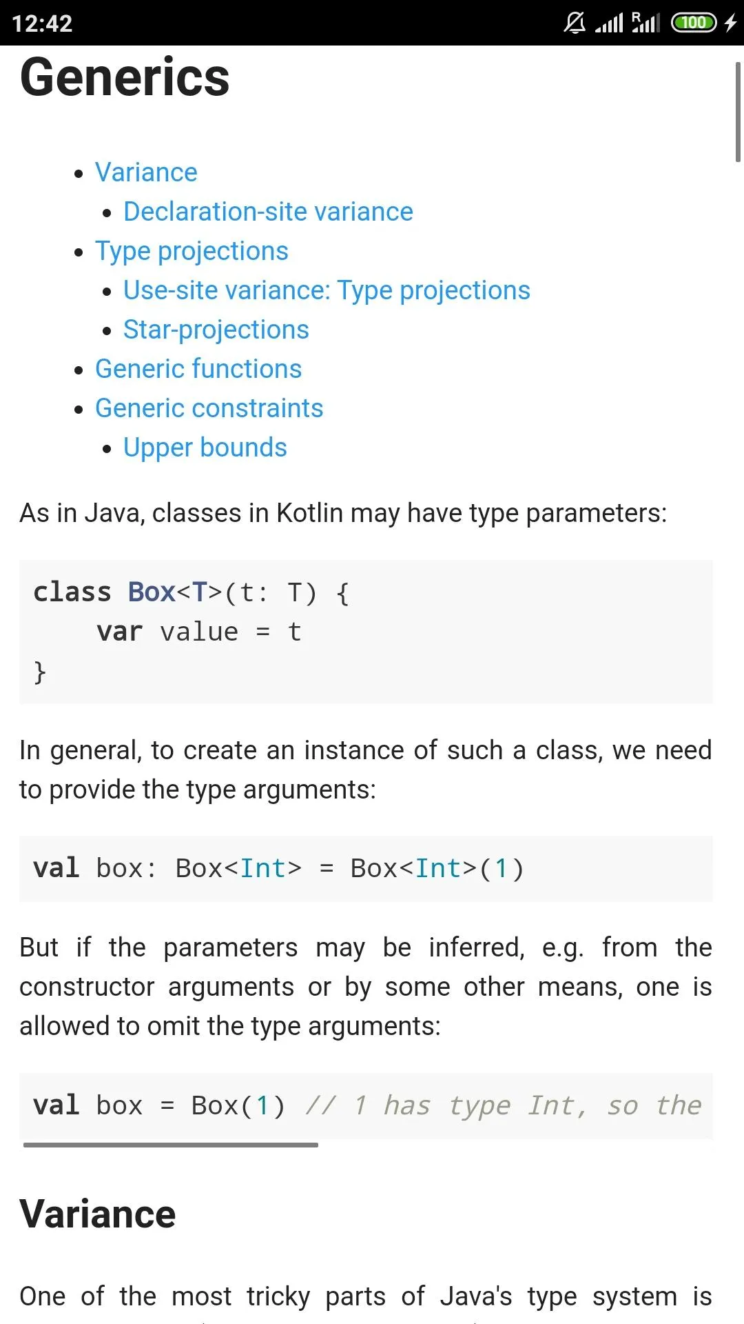 Kotlin 1.1 Docs | Indus Appstore | Screenshot