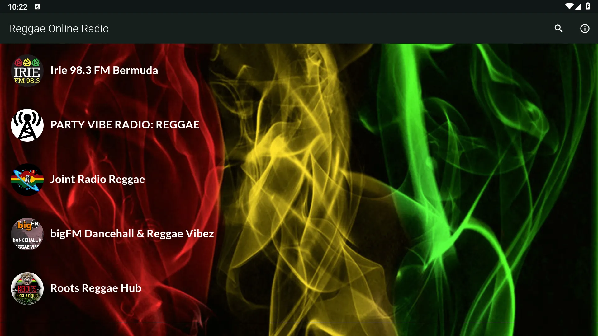 Reggae Online Radio | Indus Appstore | Screenshot