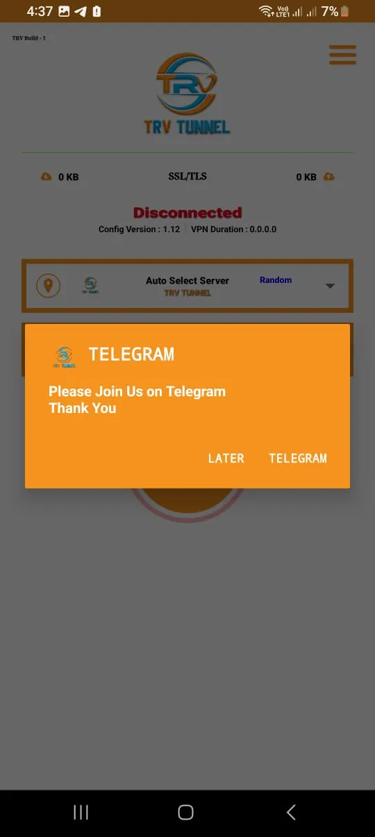 TRV TUNNEL- VPN Proxy | Indus Appstore | Screenshot