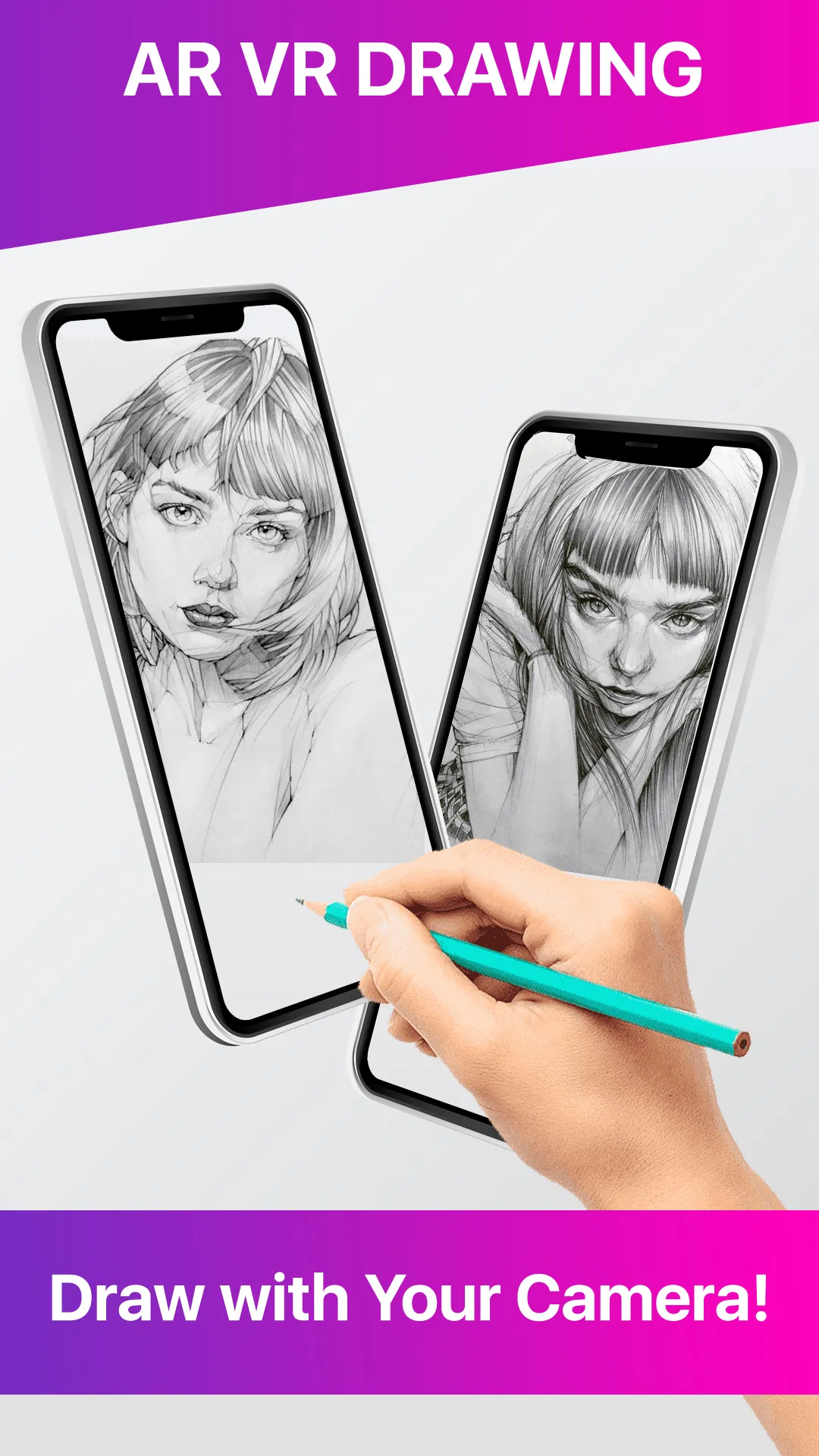 AR Drawing Realistic Face | Indus Appstore | Screenshot