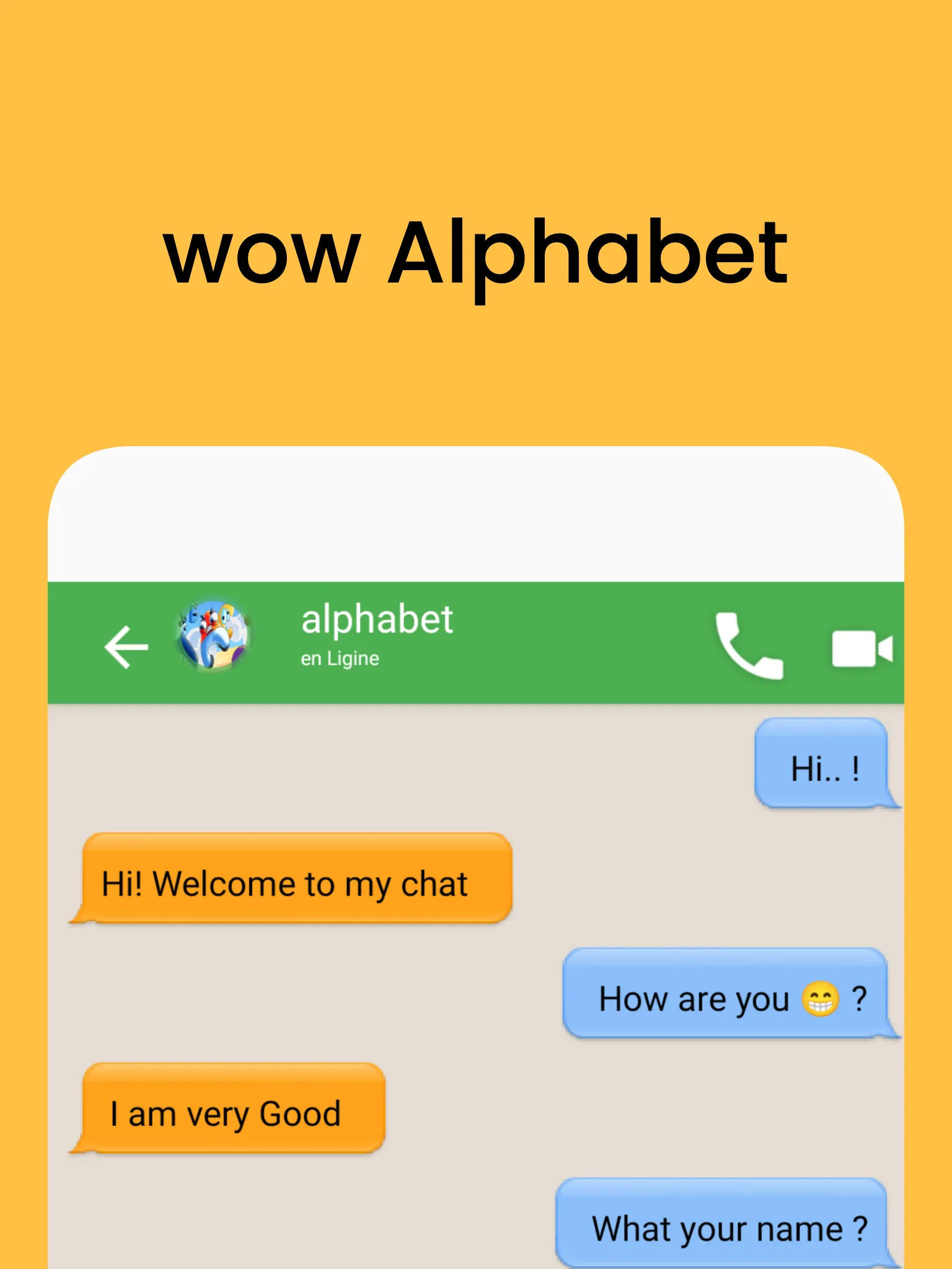 ALPHABET CALLING VIDEO LETTRE | Indus Appstore | Screenshot