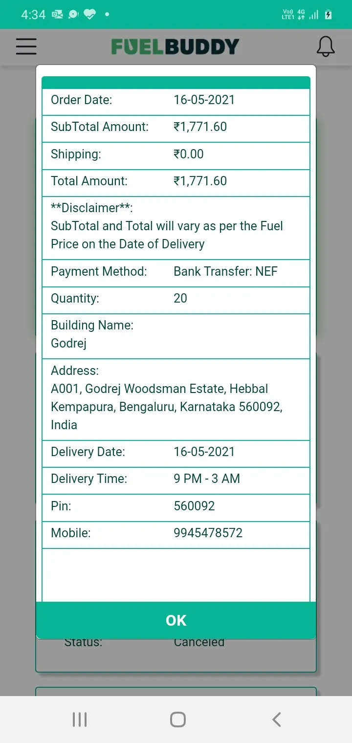 FuelBuddy: Fuel Delivery | Indus Appstore | Screenshot