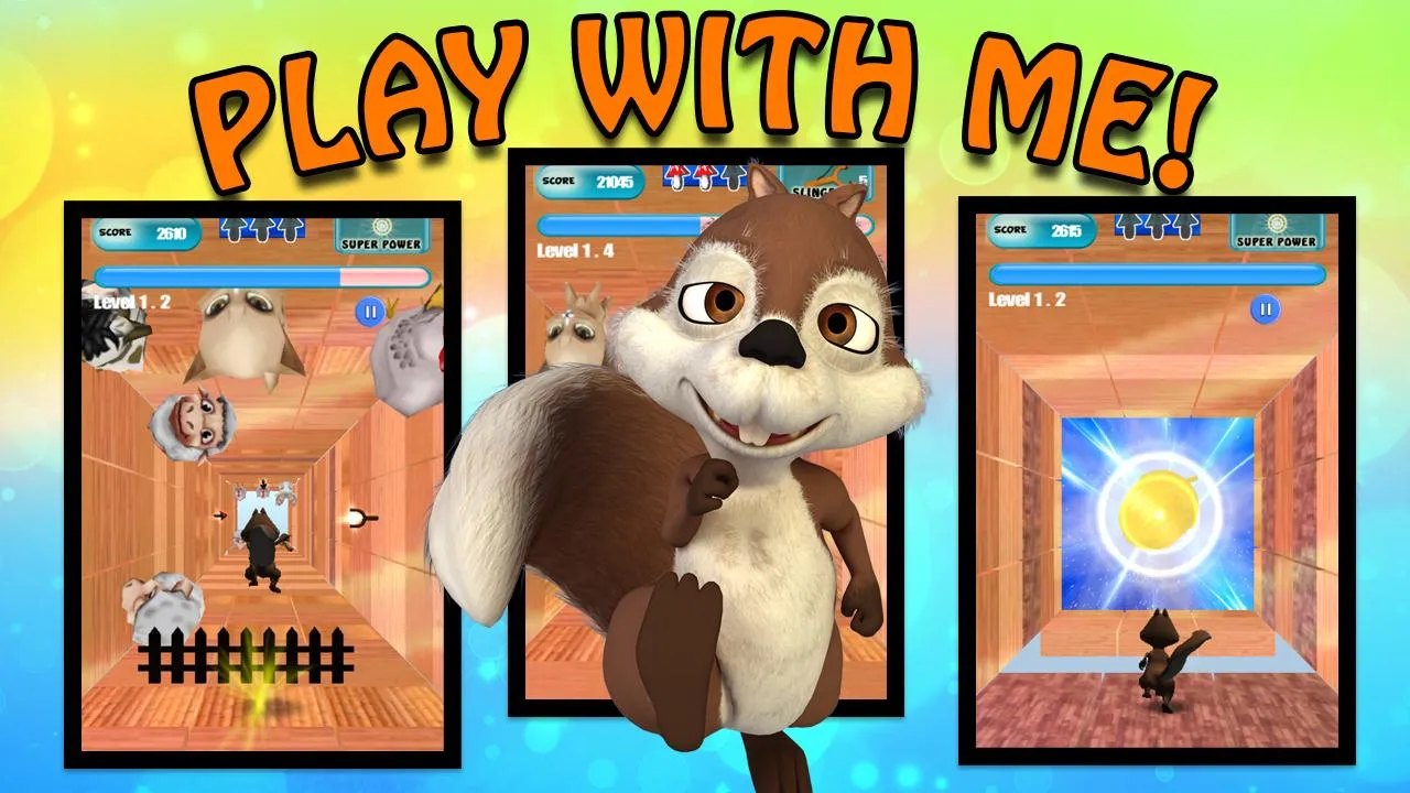 Squirrel Run 4D – Hazel Fun | Indus Appstore | Screenshot