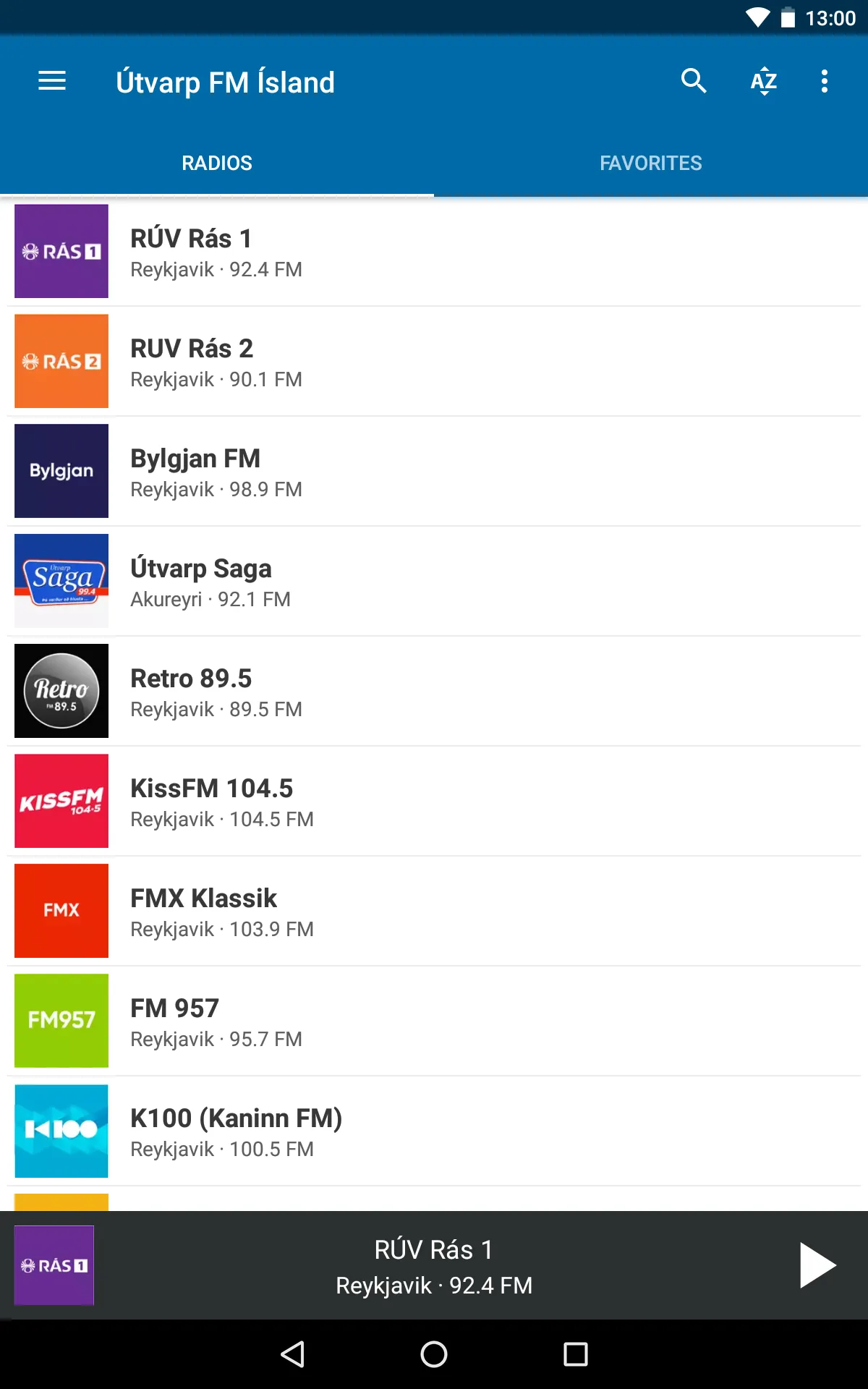 Radio FM Iceland | Indus Appstore | Screenshot