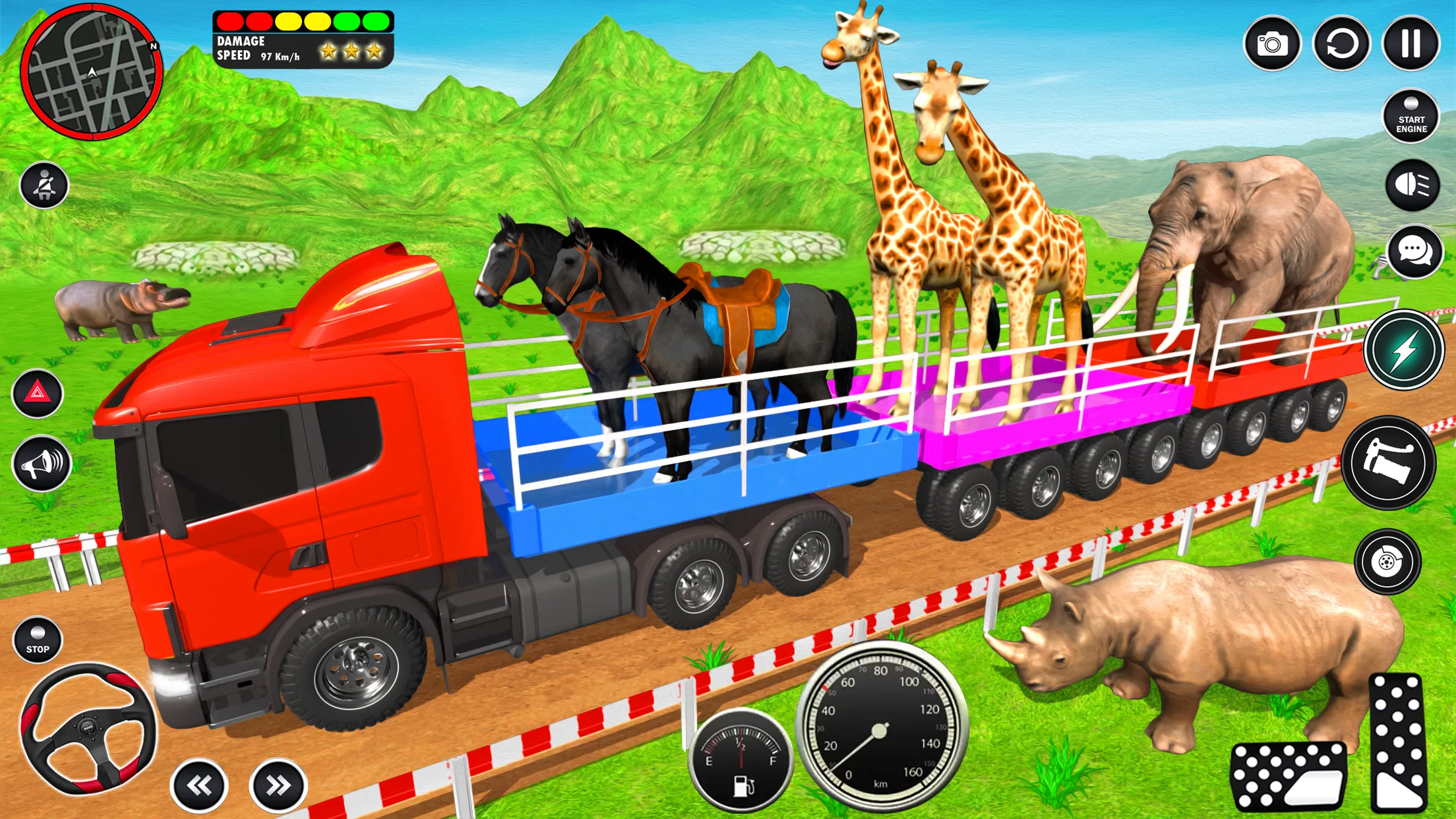 Animal Transport Truck Game 3D | Indus Appstore | Screenshot