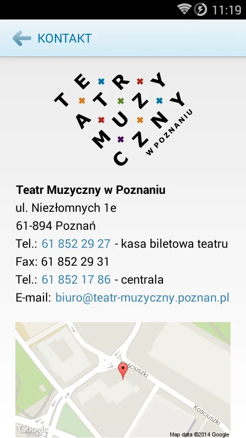 Teatr Muzyczny w Poznaniu | Indus Appstore | Screenshot