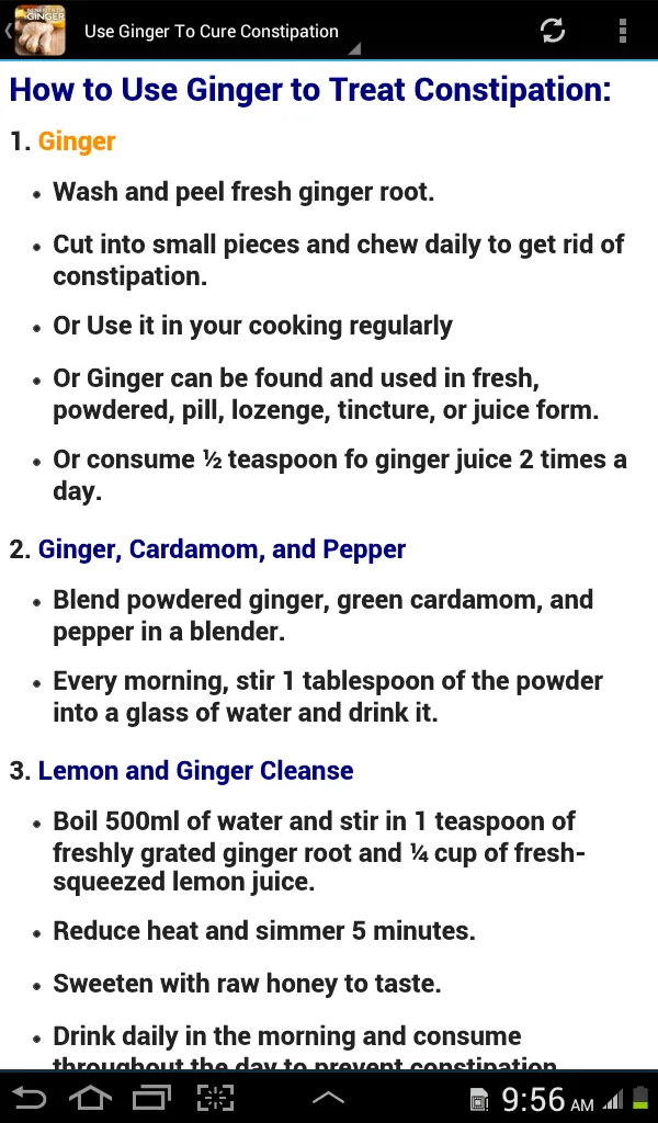 Uses & Benefits of Ginger Root | Indus Appstore | Screenshot