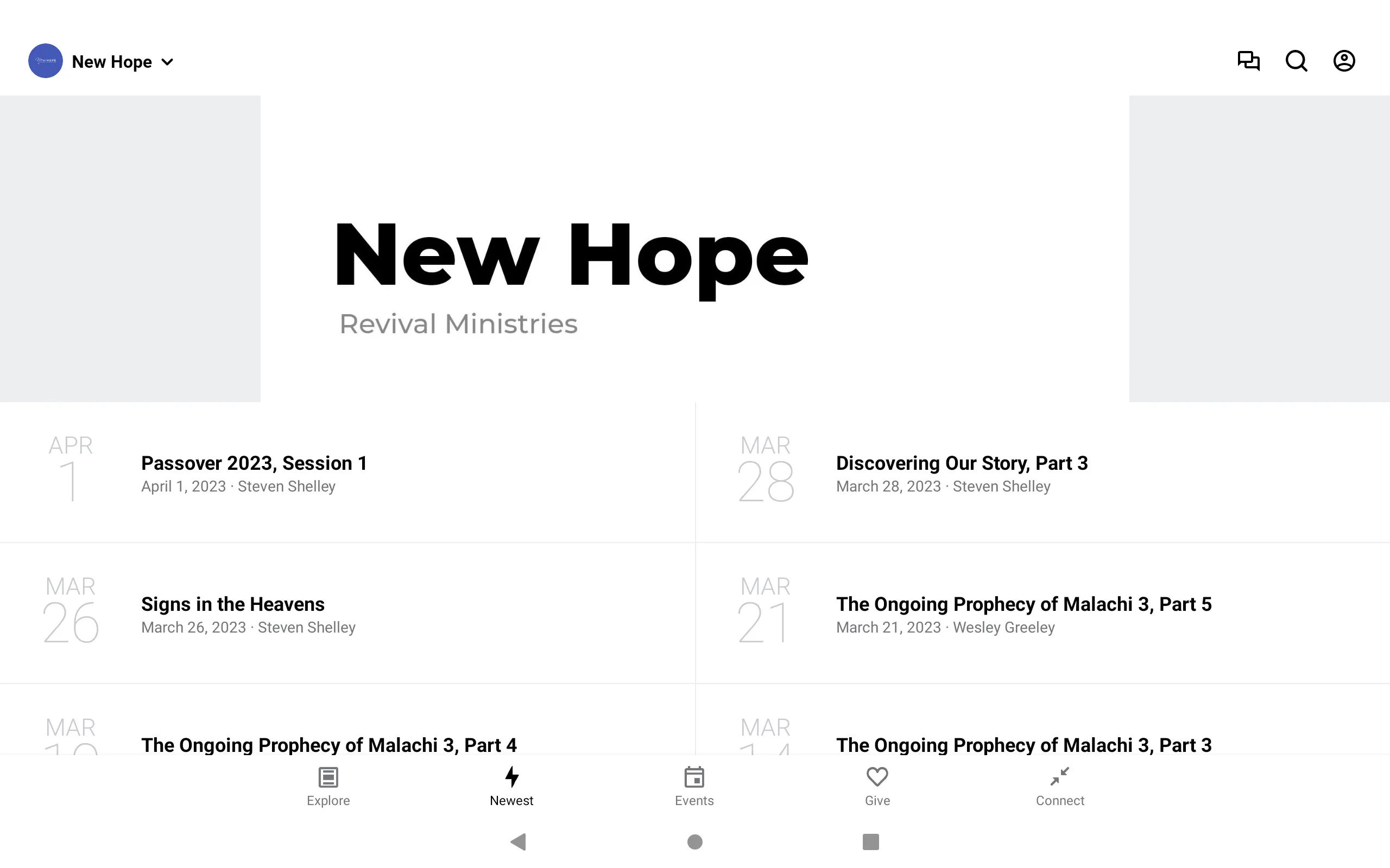 New Hope Revival Ministries | Indus Appstore | Screenshot