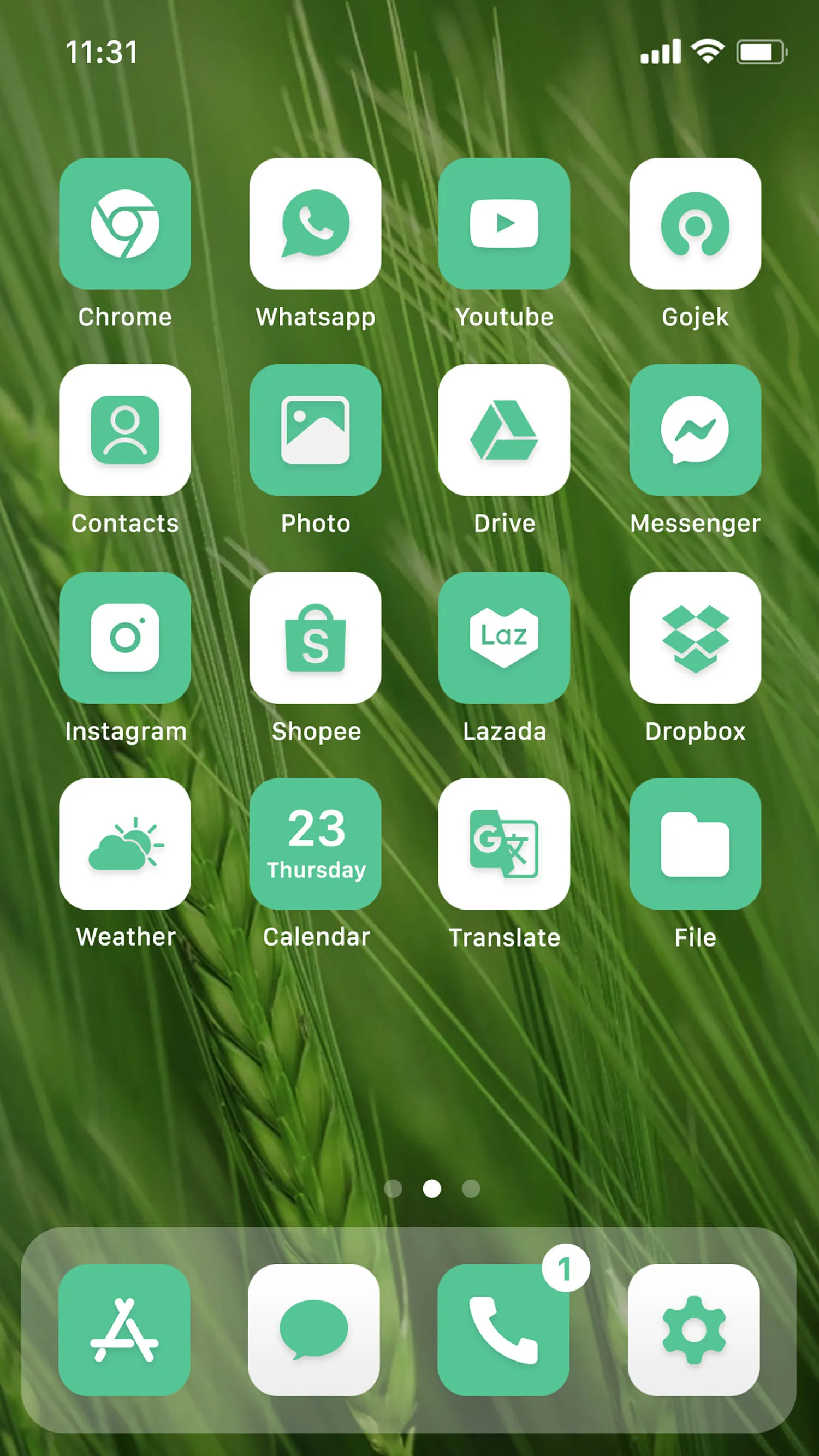 Wow Emerald White - Icon Pack | Indus Appstore | Screenshot