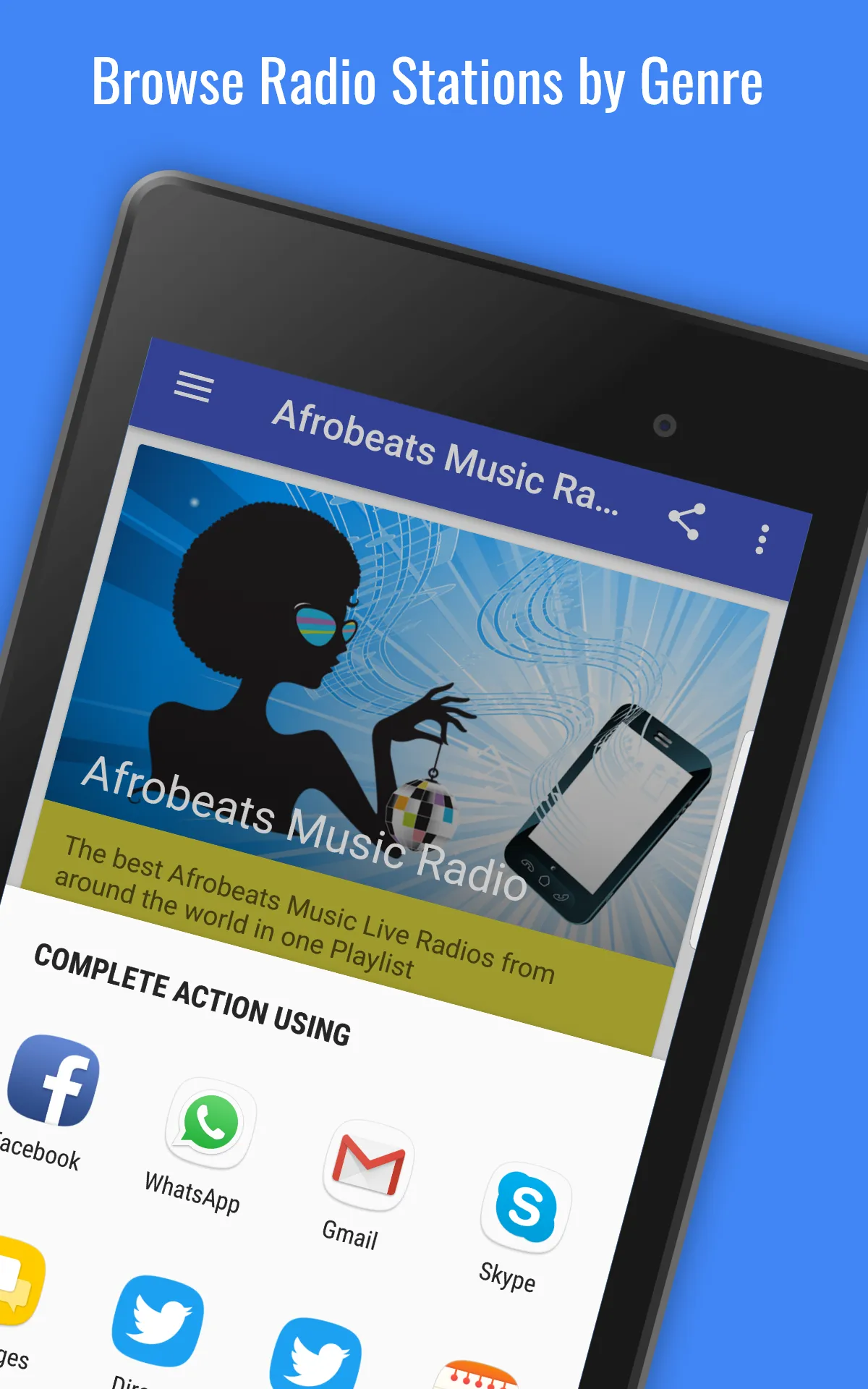 Afrobeat Music Radio | Indus Appstore | Screenshot