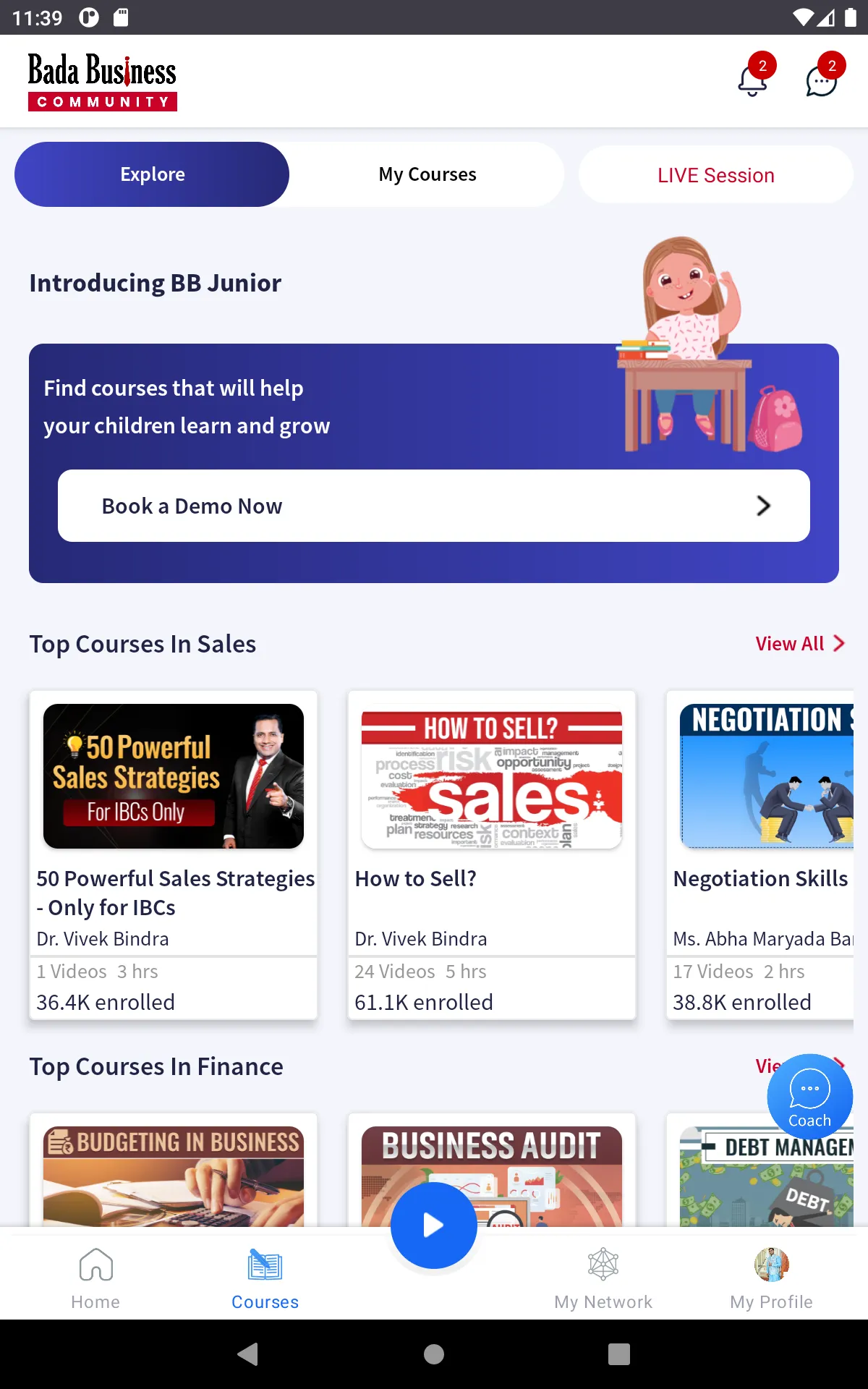 Bada Business Community | Indus Appstore | Screenshot