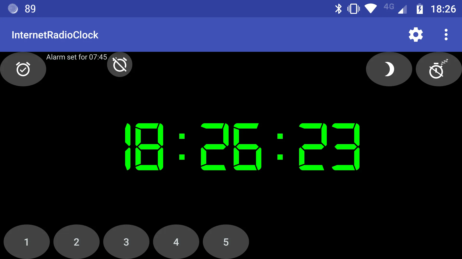 Internet Radio Clock | Indus Appstore | Screenshot