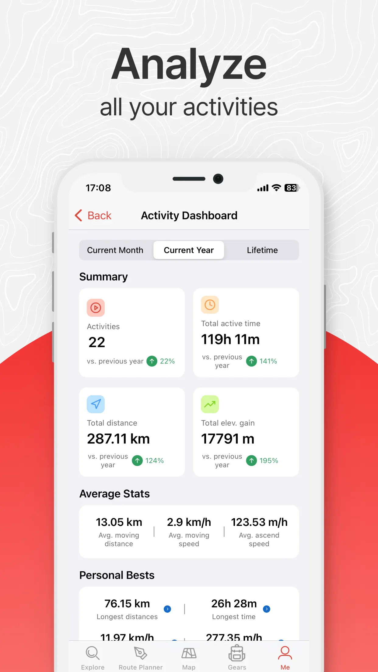 Hikingbook: Hike, Bike & Run | Indus Appstore | Screenshot