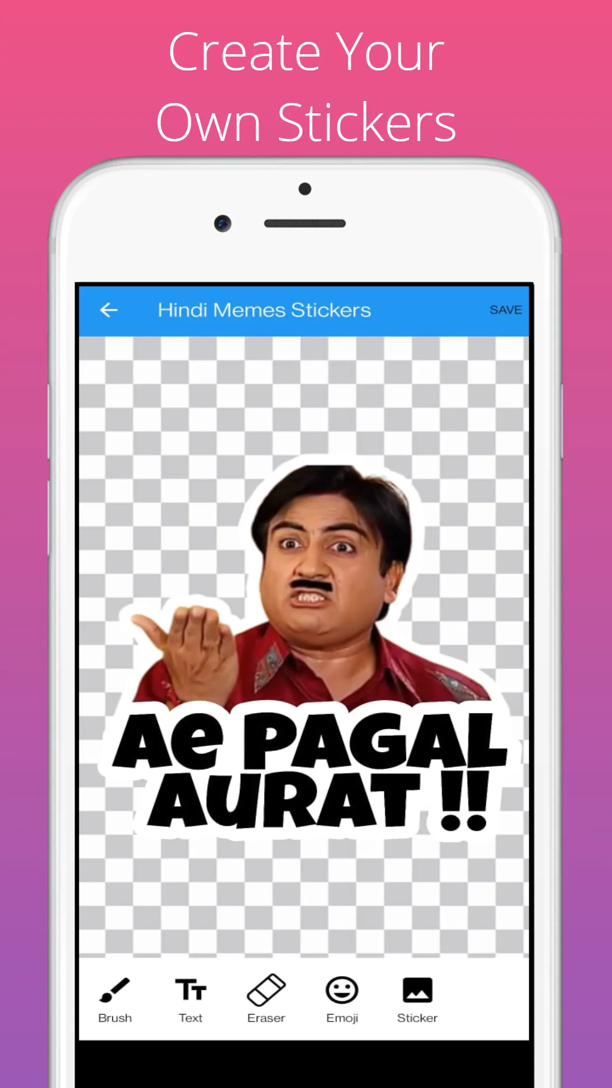 Hindi Memes Stickers - Hera Ph | Indus Appstore | Screenshot