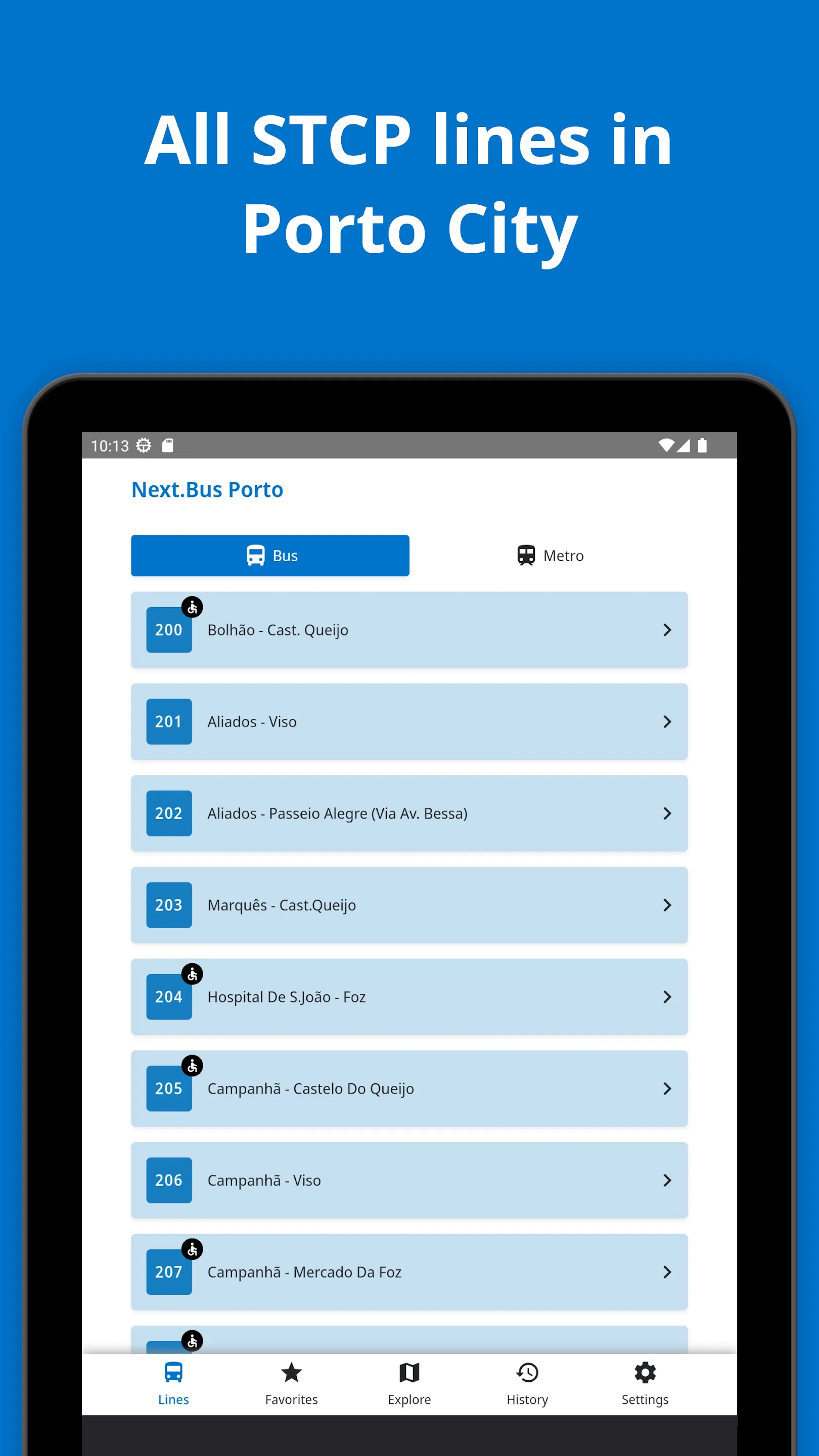 Next.Bus Porto: Bus Schedules | Indus Appstore | Screenshot