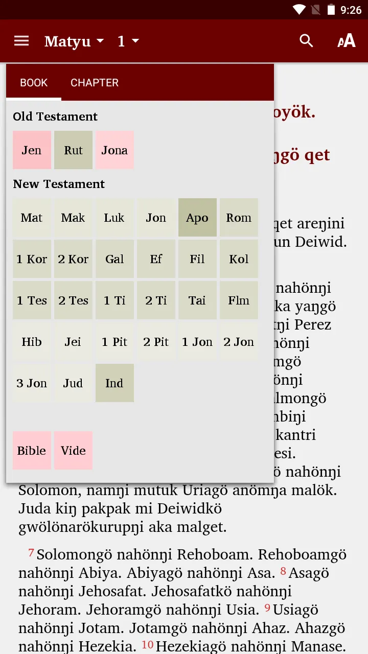 Burum Mindik - Bible | Indus Appstore | Screenshot