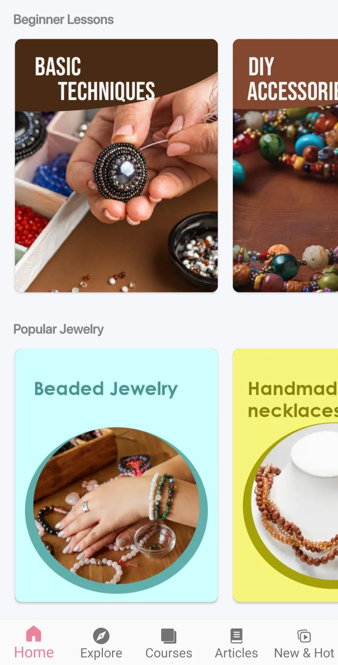 DIY Jewelry Making App | Indus Appstore | Screenshot