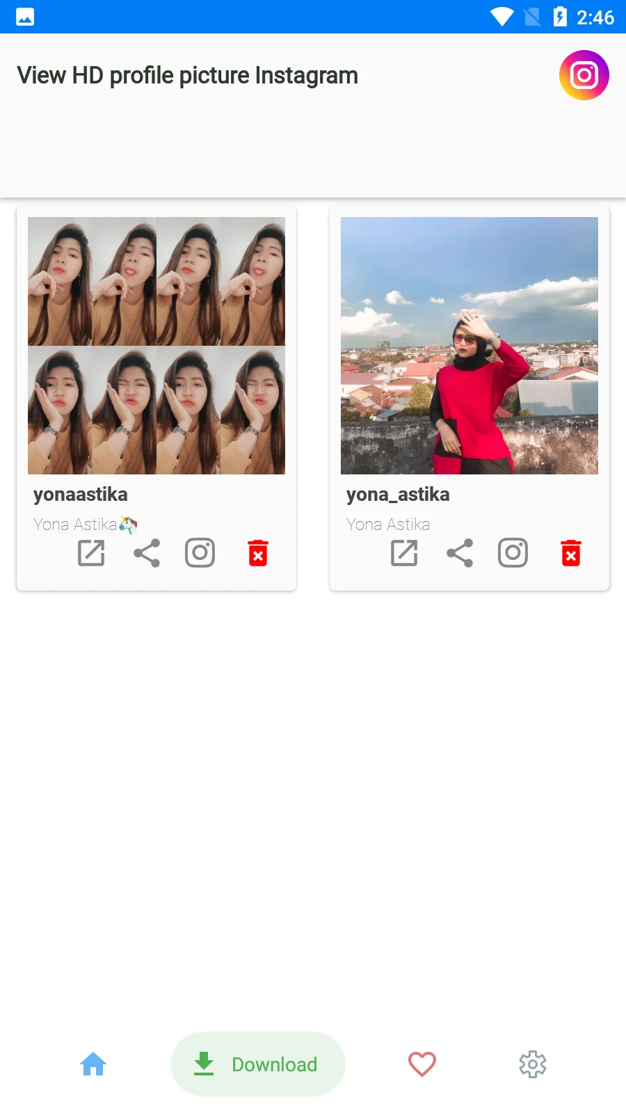 HD Profile Picture Downloader | Indus Appstore | Screenshot
