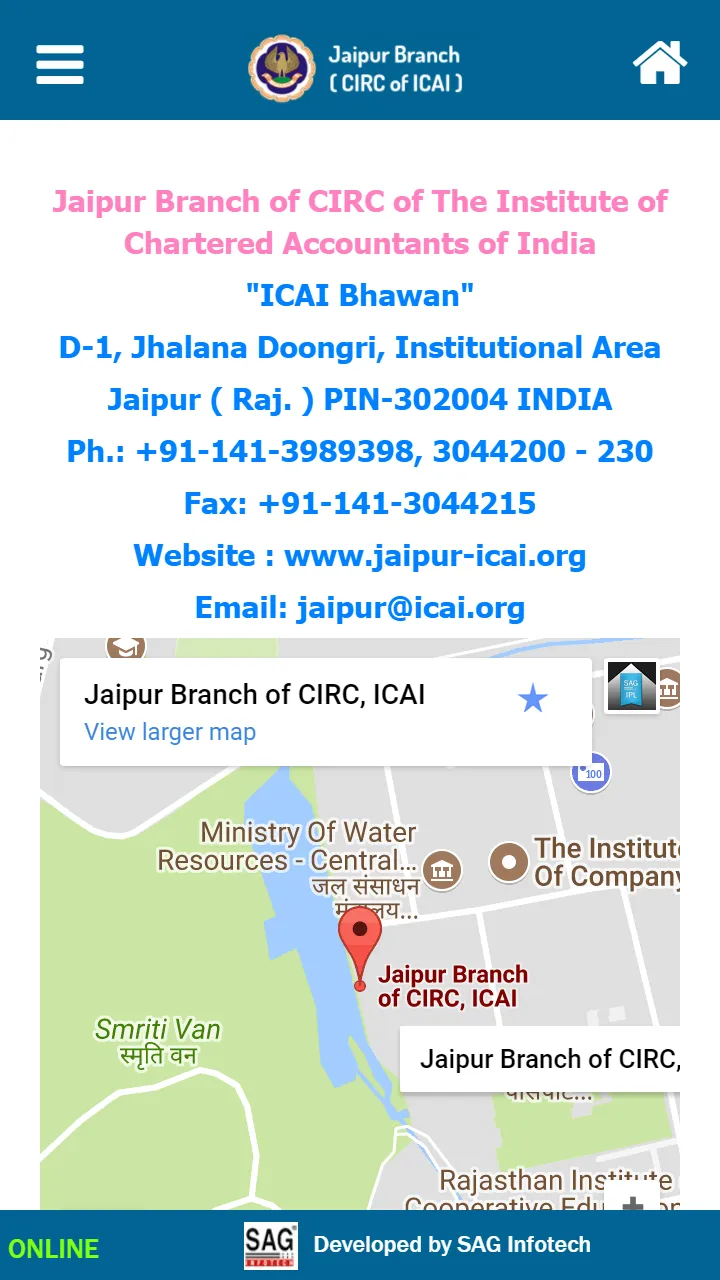 Jaipur Branch ( CIRC of ICAI ) | Indus Appstore | Screenshot