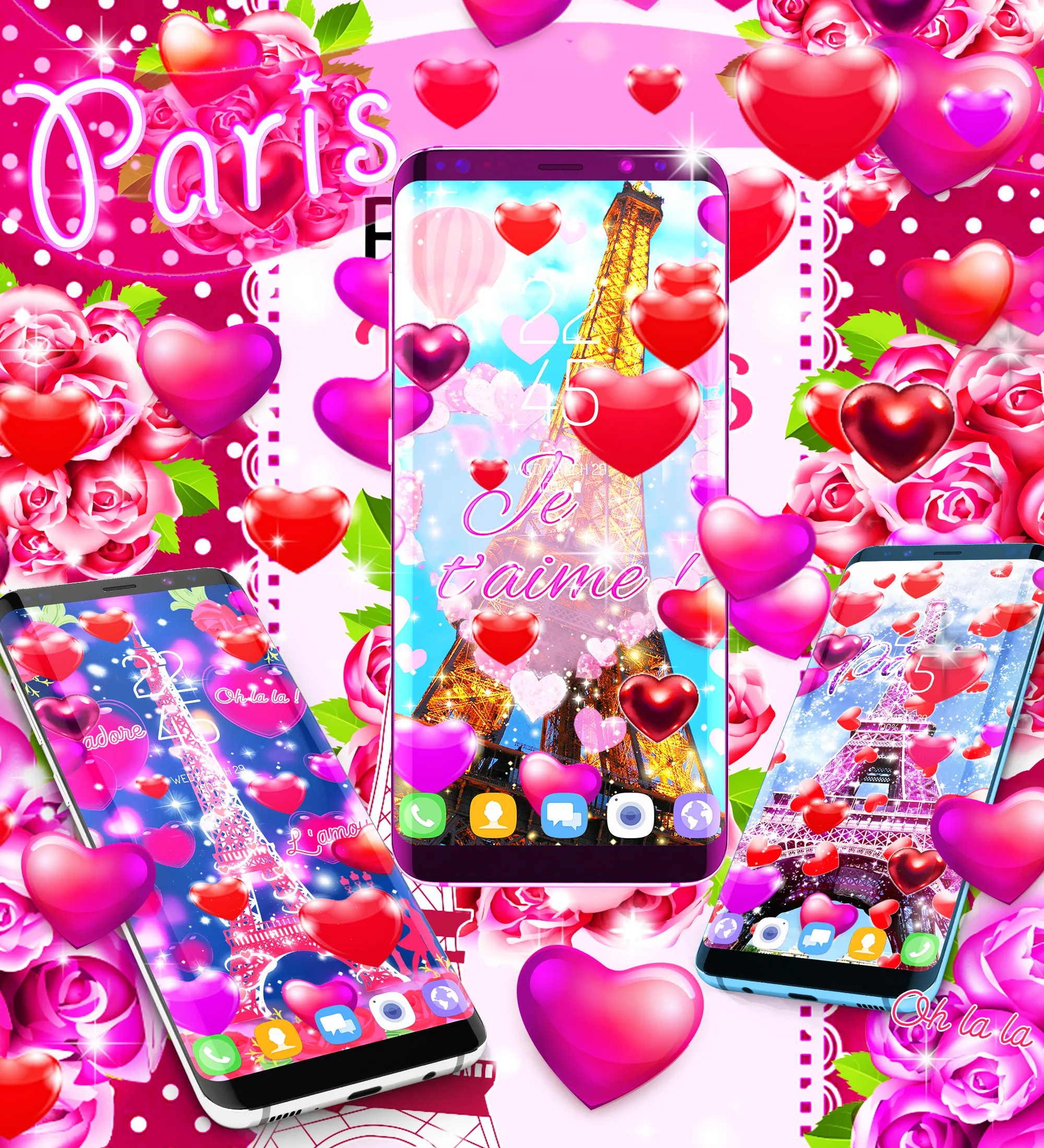 Paris love live wallpaper | Indus Appstore | Screenshot