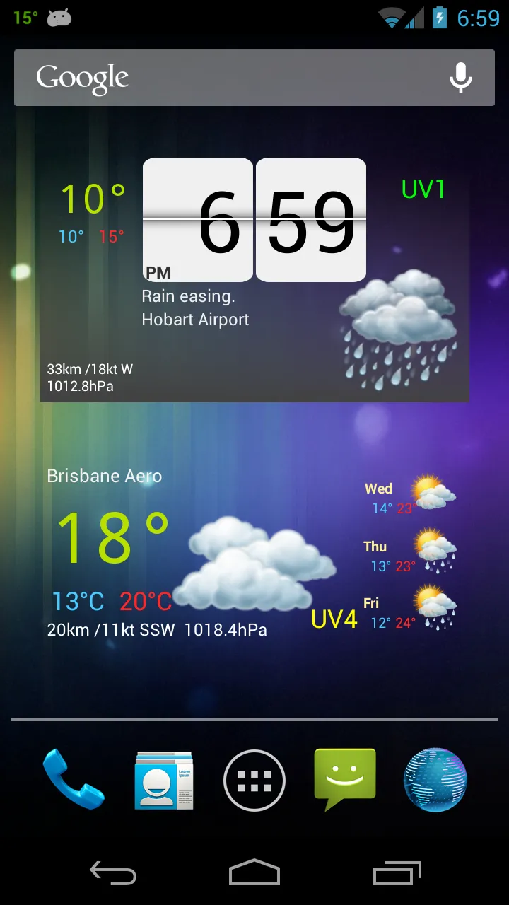 Au Weather | Indus Appstore | Screenshot