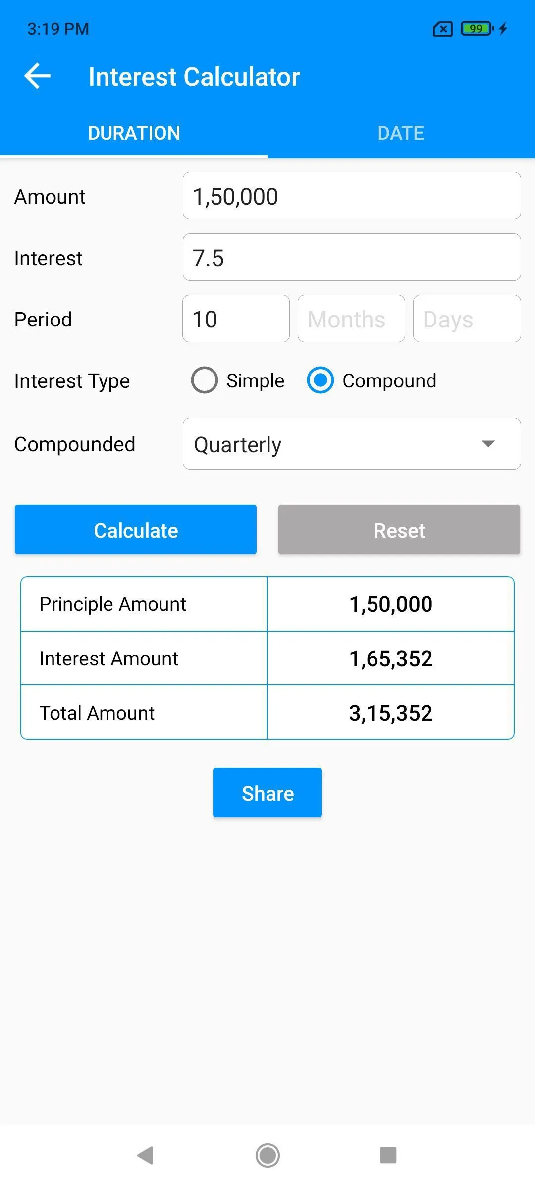 Financial Calculator | Indus Appstore | Screenshot