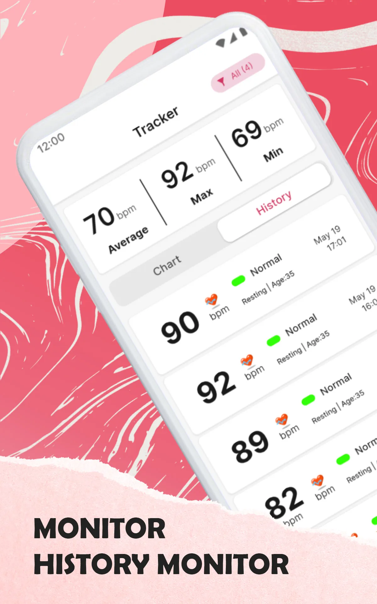 Heart Rate Monitor App | Indus Appstore | Screenshot