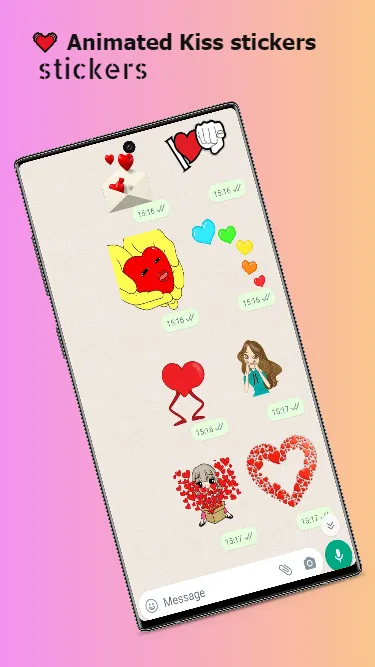 WASticker -Animated Love | Indus Appstore | Screenshot